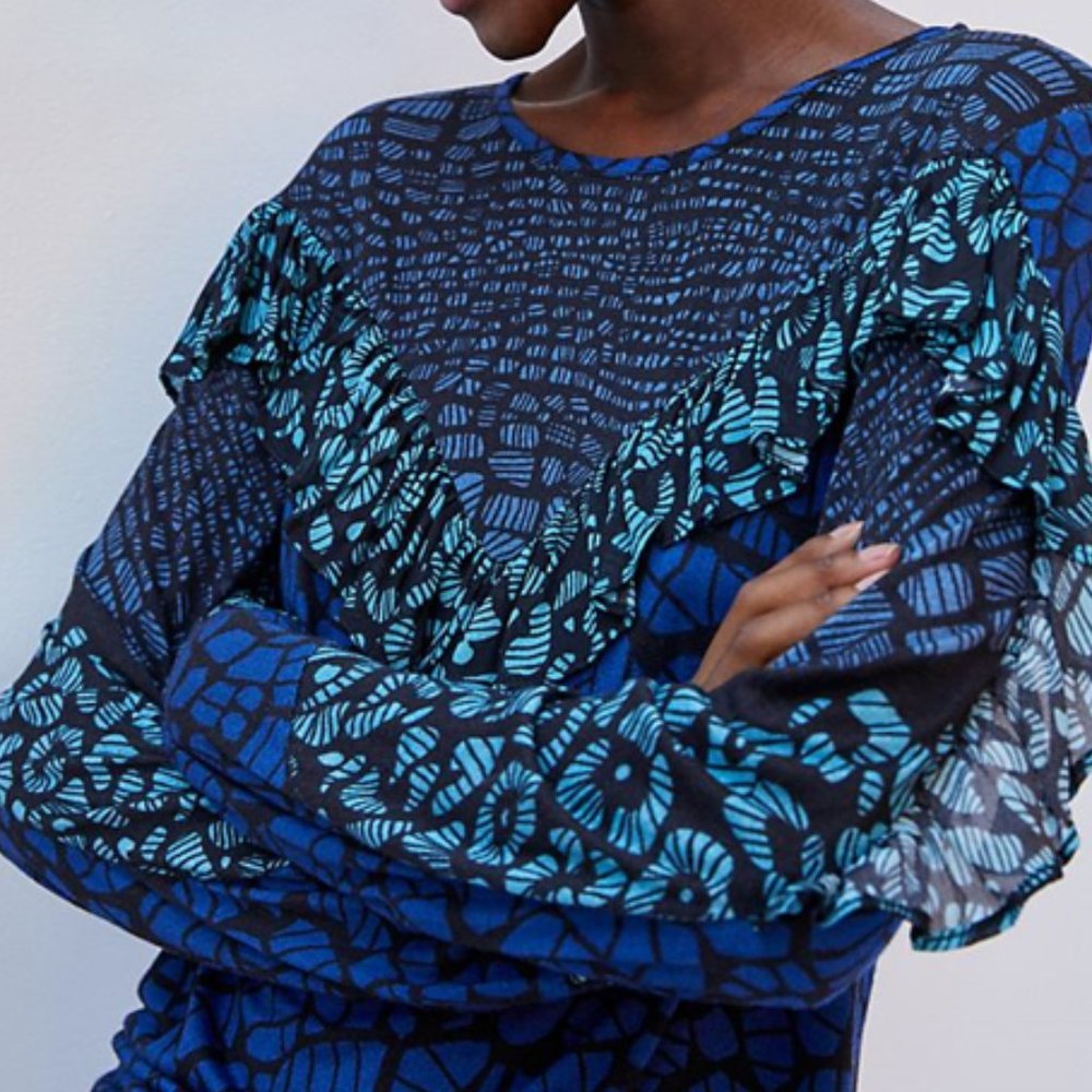 Anthropologie Ameera Ruffled Top - Picture 3 of 7